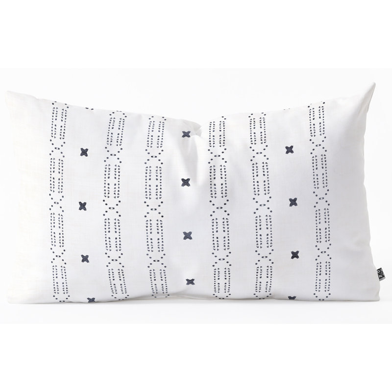  Coussin géométrique rectangulaire, H 14 po x l 23 po x P 5 po