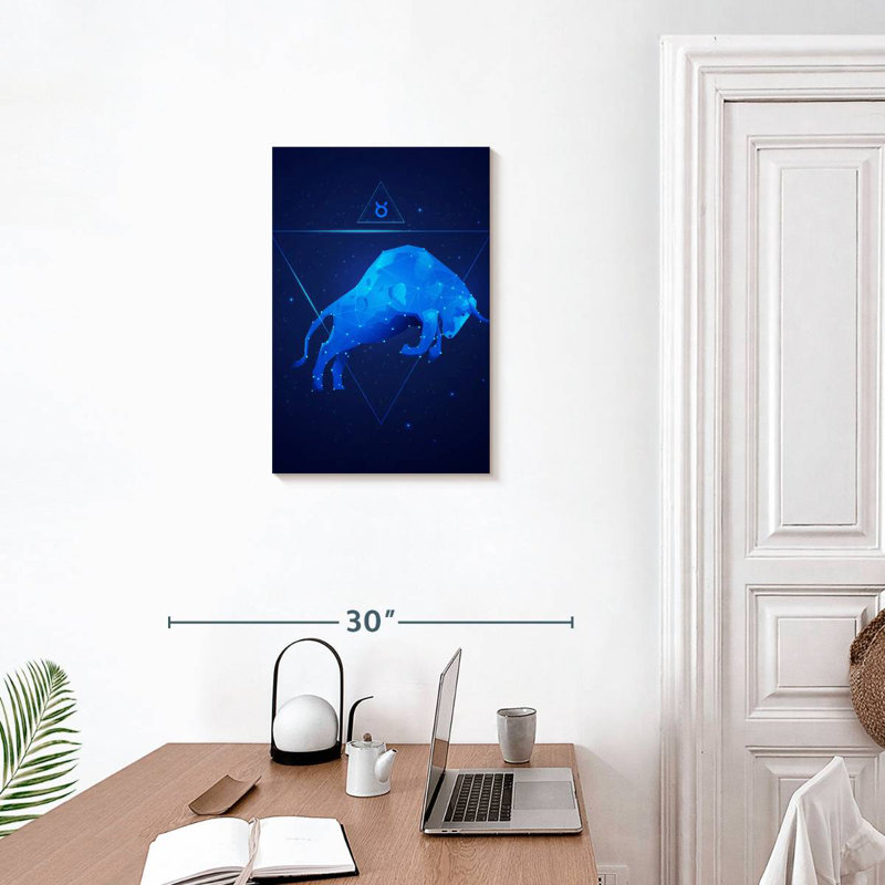 Adella Geometric Taurus, 24" H x 16" W