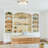 12-inch Gold Ceiling Light With Frosted Glass