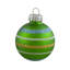 Ornements boule de Noël tourbillon en verre - 1,5 po (40 mm) - multicolore - 10 carats