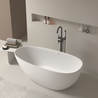 Baignoire de trempage autoportante 63 po x 31,5 po