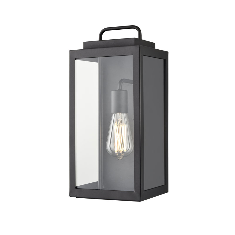 Applique murale d'extérieur 1 lumière Decesare, H 15,7 po x l 7,1 po x P 6,6 po