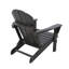 Chaise Adirondack pliable en résine / bénéfique-404684745