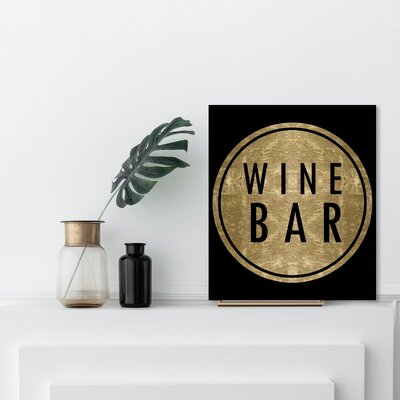 Drinks And Spirits Vintage Winebar - Graphic Art Print on Canvas -  Art Remedy, 20417_16x20_CANV_XHD