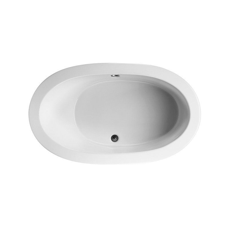 Adena 7 Freestanding Soaker Tub - Matte, Right