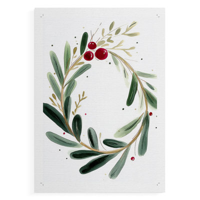 Fêtes de Noël, art CCxxiii - impression sur toile seulement - non encadrée