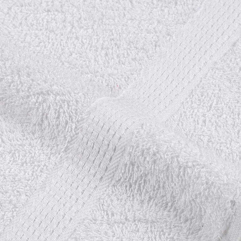 Towel Set 360 Gsm 100% Cotton, 6 Piece Towel Set, White