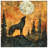 Wolf Silhouette Moonlight Comforter-125325373