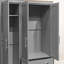 Armoire moderne en bois manufacturé massif