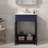 24" Modern Free Standing Single Bathroom Vanity With Ceramic Sink-560168482