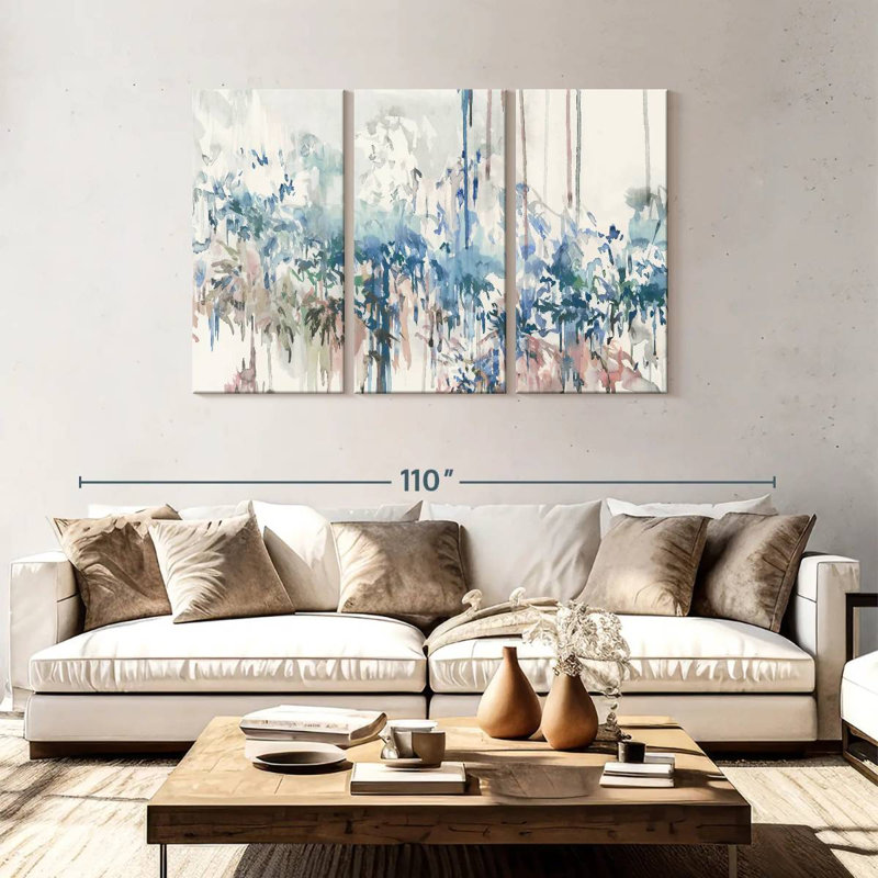 Avery Blue Ivy Garden, 48" H x 74" W
