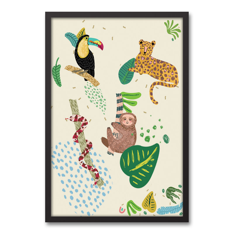 Art encadré, H 31,75 po x l 21,75 po x P 1,75 po