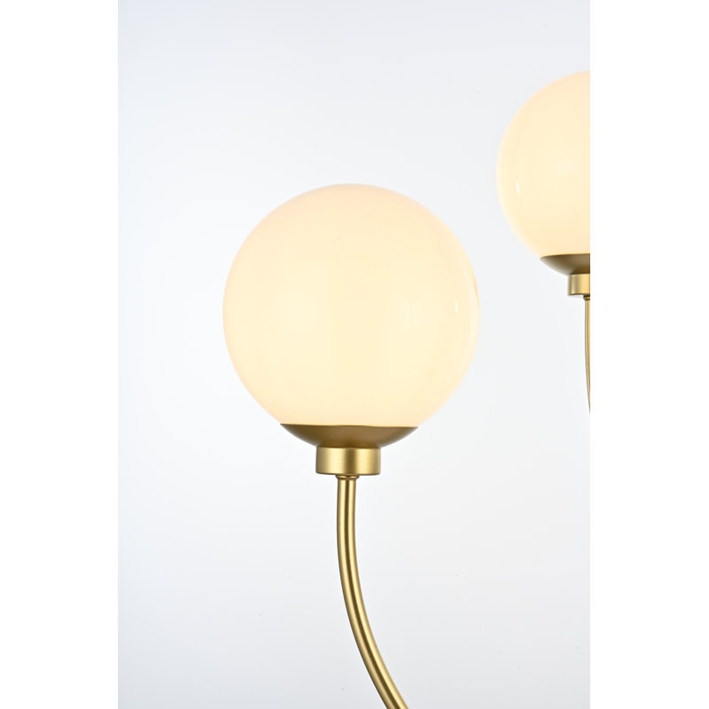 Kyle 4-Light Chandelier, H 25 po x l 30 po x P 30 po, Laiton