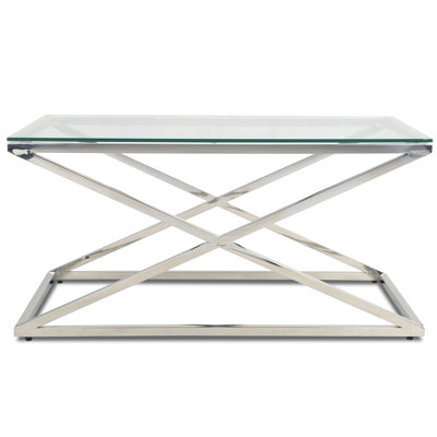Demetrius Cross Legs Coffee Table
