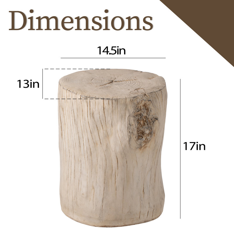 Table d'appoint Kamar, Blanc antique