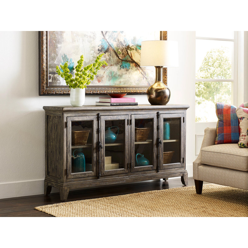 Solid Wood Accent Cabinet