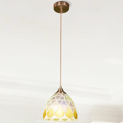 1 - Light Boho Coastal Chandelier With Light