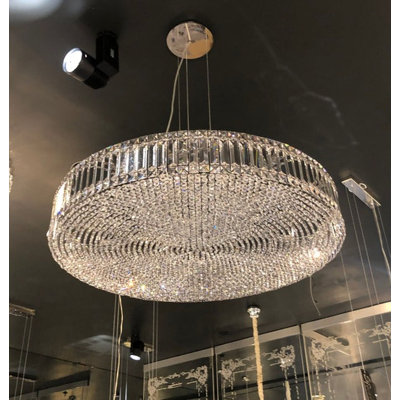 Halesite Light Dimmable Round / Oval Chandelier