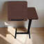 Table de chevet, bureau de chevet pliant Support mobile pour ordinateur portable Table de lit inclinable avec roulettes-84662183-84662181
