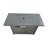 Outdoor 42" Fire Pit Table With 24" Gas Feature, 50000 High Heat Output, Rust - Steel Build, Hidden Propane Compartment, Push Button Flame Adjustment, Or Natural Gas, Lava Rock Filler, Lid And Cover