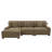 Milbrey 3-Piece Corduroy Modular Sectional with Loose Back-640565352-640565354