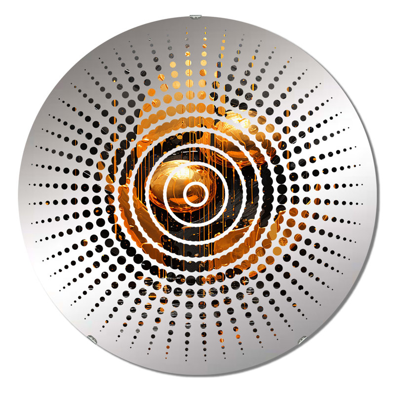 Alcovy - Miroir mural Sun Circles, 23,6 po x 23,6 po