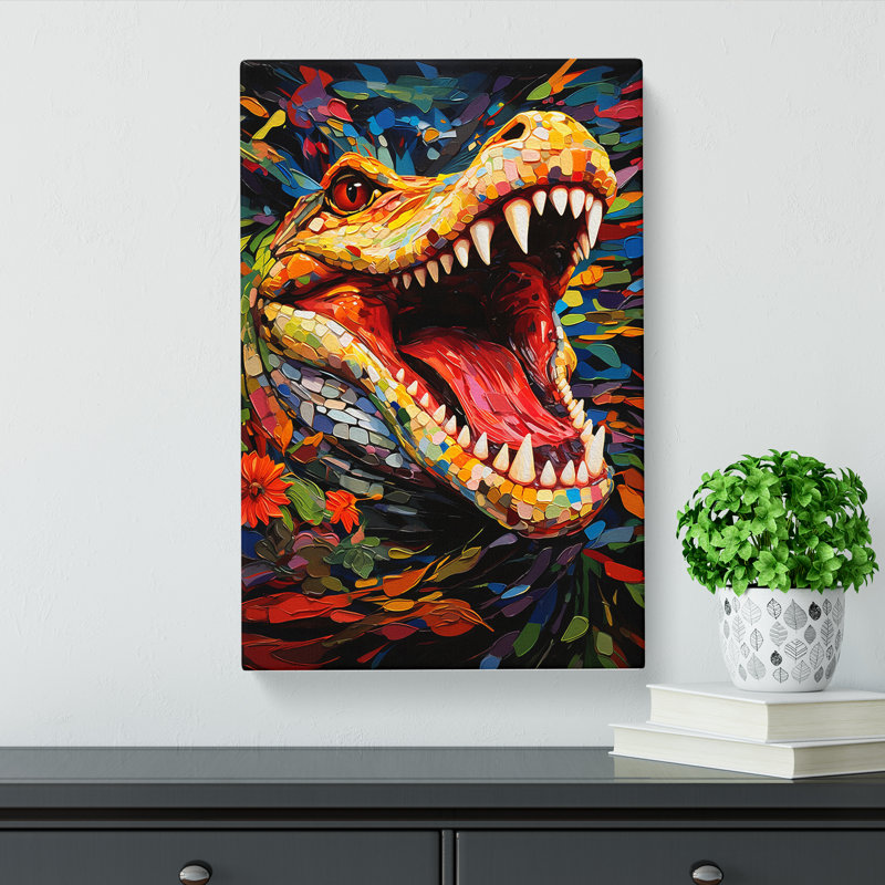 Alligator Orphism - Print, 60cm H x 40cm W x 3cm D