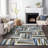 Azura Navy Washable Indoor-Outdoor Rug - -1791265158