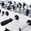 Cougar 76cm L Solid Wood Foosball Table