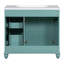  Vanity with Undermount Sink, Solid Wood Cabinet with 2 Drawers and Soft Closing Doors, Freestanding Unit, Teal