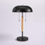 Lampe de bureau en bois massif Niles