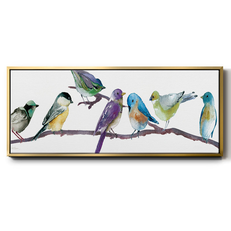 Tache colorée - toile encadrée, H 24 po x l 60 po