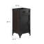 Base de meuble-lavabo simple 17 po Modway Steamforge uniquement en noir
