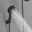 Ensemble de robinet de douche à poignée simple à 6 jets et à double jet 1,8 GPM avec valve et pomme de douche à main filtrée-109695033