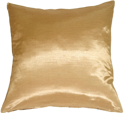 Coussin décoratif scroll Susan, Doré / Brun