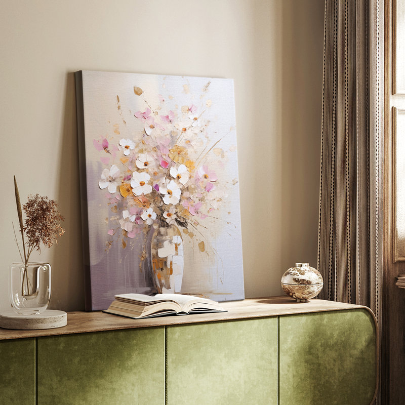 FLORAL Series CCCCLXXI - Galerie Cavas sur mesure, H 48 po x l 32 po