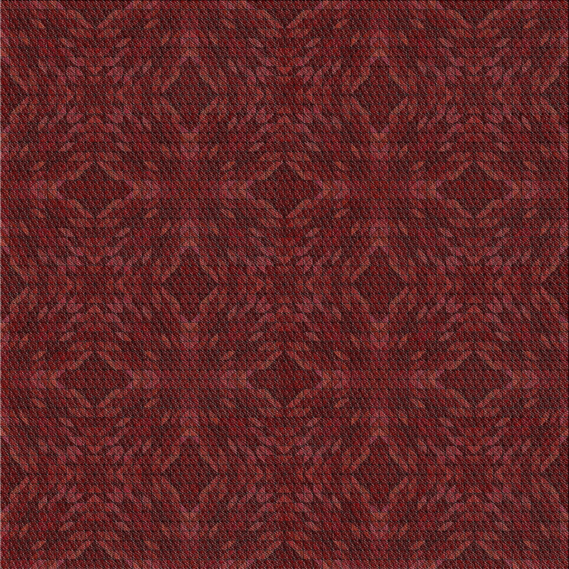 Tapis marron à motif Vierzon, Carré 8 pi