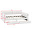Lit plateforme tapissier avec port USB et 2 tiroirs
