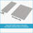 Aaryav 0.75" Heavy Duty Vertical Mattress Support Wooden Bunkie Board/Slats with Cover-308007344