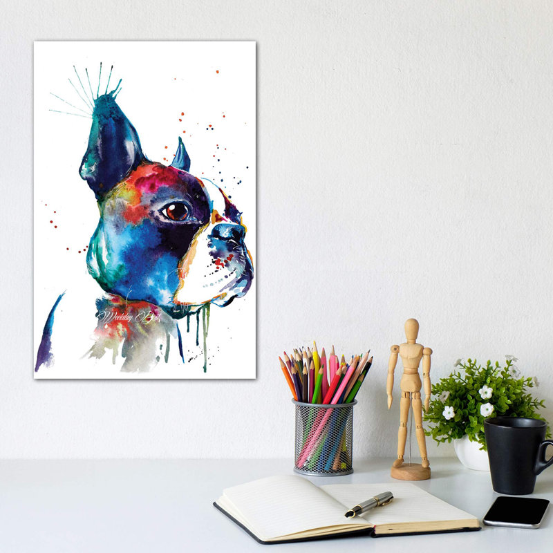 Boston 1 Piece Wrapped Canvas Painting, 20.32 cm H x 30.48 cm W