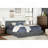 Weselyn Graphite Upholstered Platform Bed
