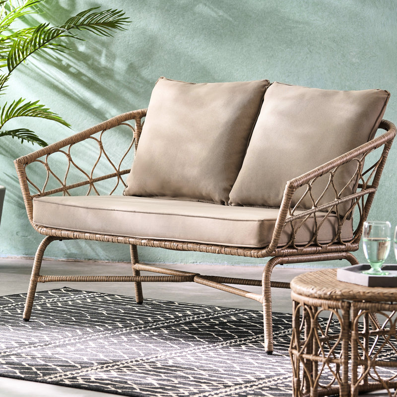 Garden Rest : And Water- Padding, 48.50"W X 28.25"D 28.75"H, Assembly Needed, 600 Lbs Weight Bearing Patio Comfort Weave & Cushioning, 28.25" Depth 48.50" Width 28.75" Height, Required, Capacity