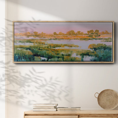 Marshland View I, peinture sur toile encadrée