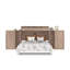 Lit armoire Pur avec matelas et armoires de rangement-89000484-89000491