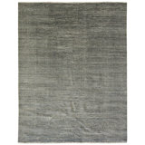Tapis gris / acier 7 pi 11 po x 10 pi 3 po Pyramid One-of-a-Kind
