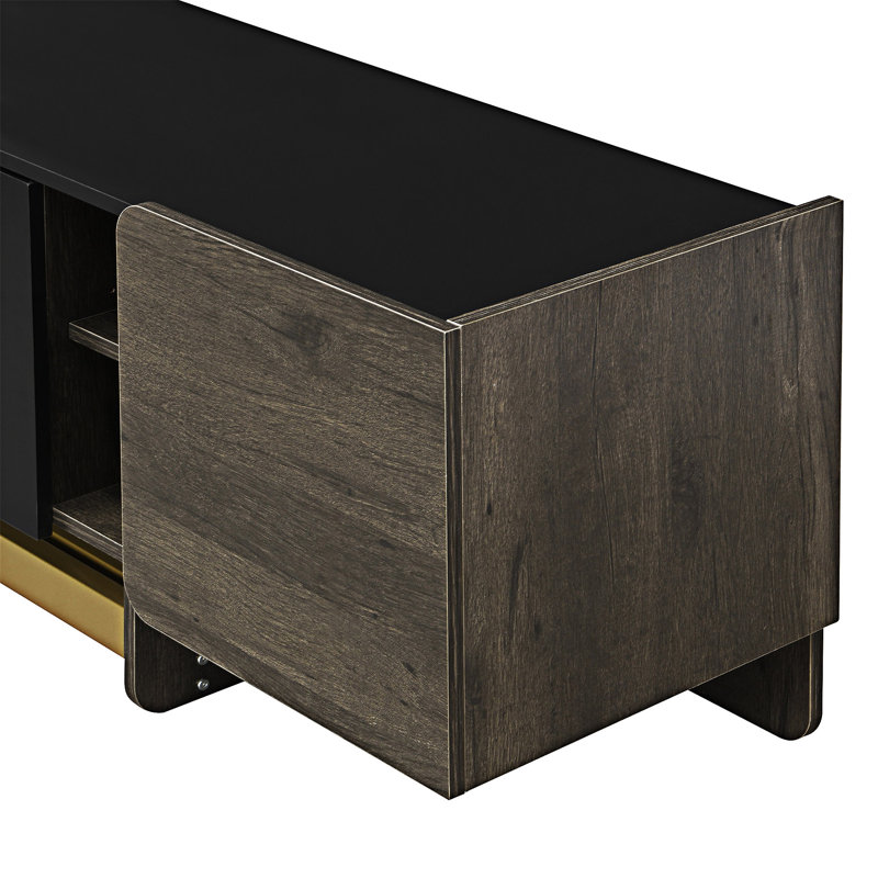 Meuble télé et table basse, Noir