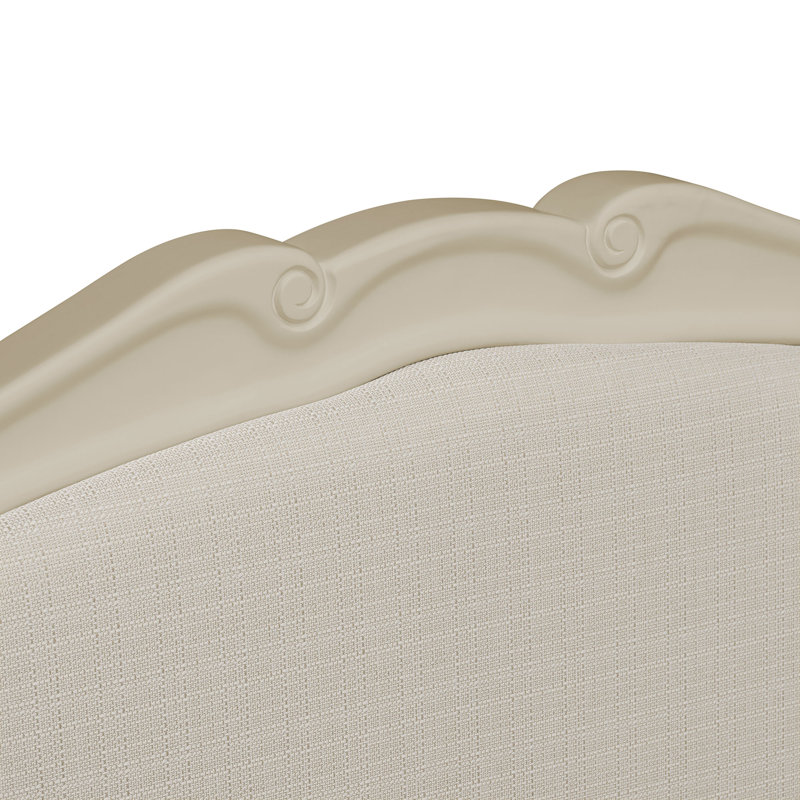 Lemaire Upholstered Bed, Double (4'6), Champagne