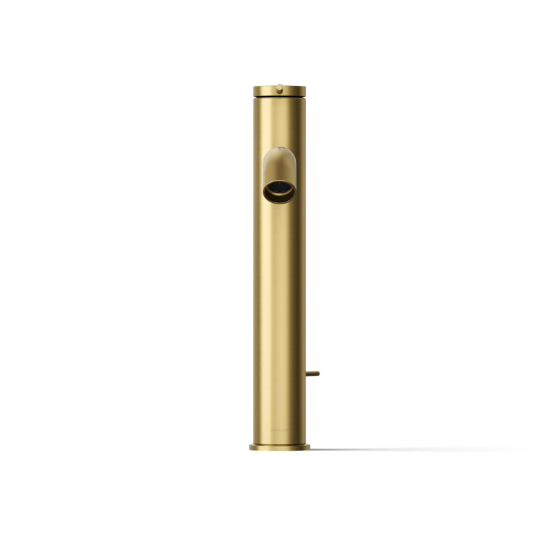 Components Single-Handle Bathroom Sink Faucet, Gold