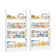 Bockiaro 43.3" H Wood Storage Bookcase Set (Set of 2)