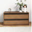 Commode 2 tiroirs pour chambre à coucher, l 28 po